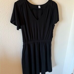 Old Navy Black Large Tall Black Sun Dress
